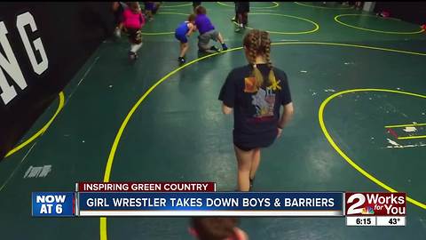 Girl wrestler at Edison Preparatory takes down barriers, boys by participating in the sport