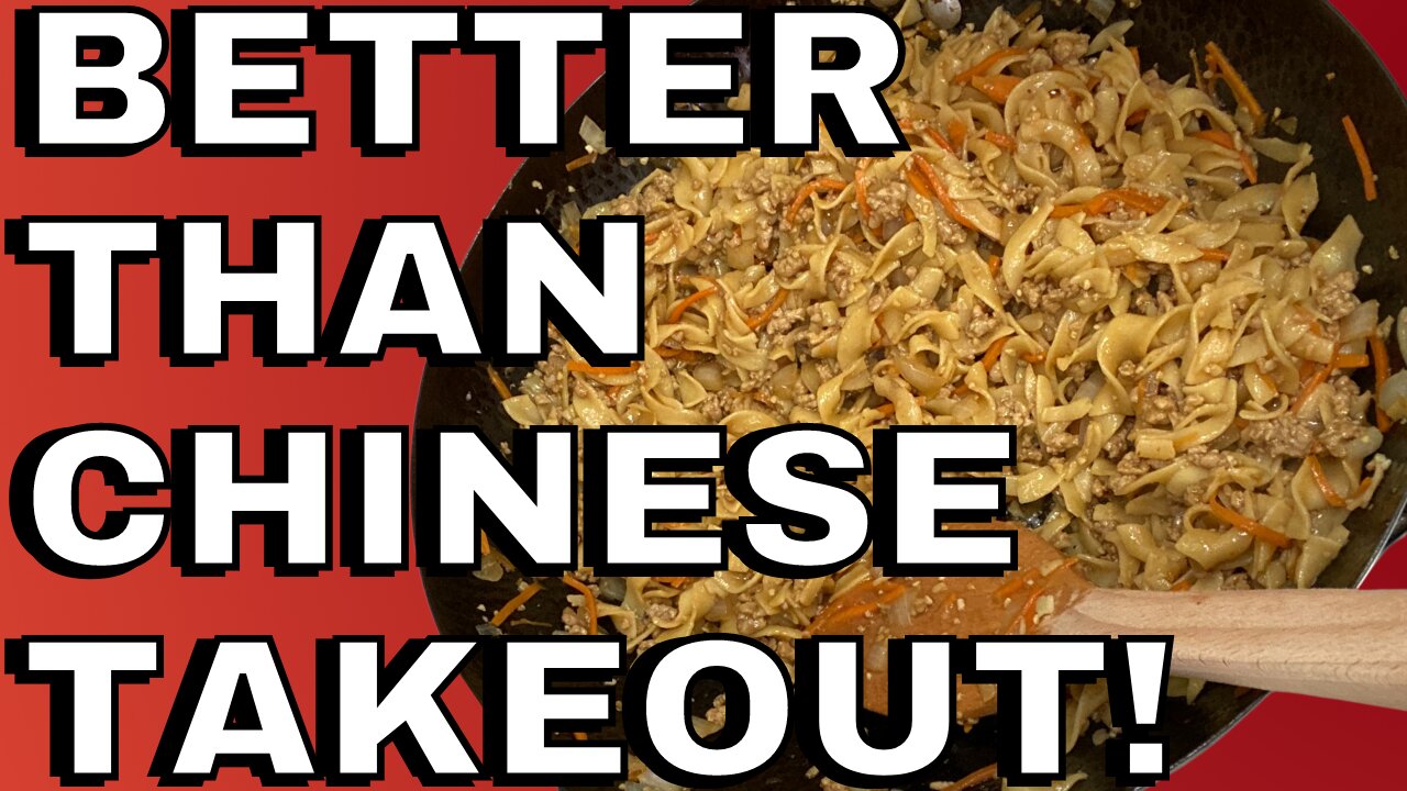 Ginger Pork Chow Mein - BETTER THAN TAKEOUT! #cooking #stirfry #chowmein #pork #betterthantakeout