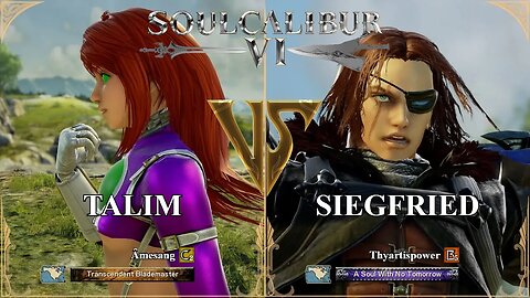 SoulCalibur VI — Amesang (Talim) VS Thyartispower (Siegfried) | Xbox Series X Casual