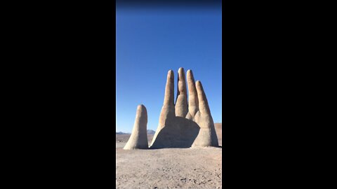 Hand Of The Desert | Google Earth Travel