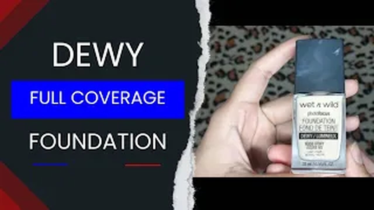 Wet n wild foundation review | shade nude ivory | dewy foundation | fiza farrukh