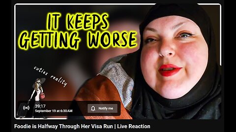 9-19-2024 The YouTube Underground "Foodie is Halfway Through Her Visa Run" w/ live chat (starts at 39:00)