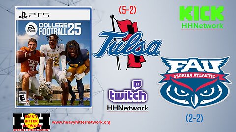 CFB25: TULSA @ FLORIDA ATLANTIC