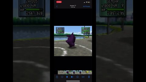 Pokémon Stadium 2 - Gengar Uses THIEF!