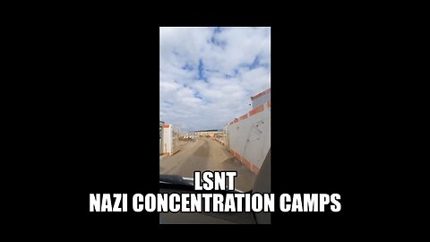 a (NAZI) FEMA CAMP example...and.. a drive through of THE CABALS' & THEIR MINIONS NEW HOME