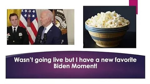 Get popcorn, take a seat, the Biden show is starting!