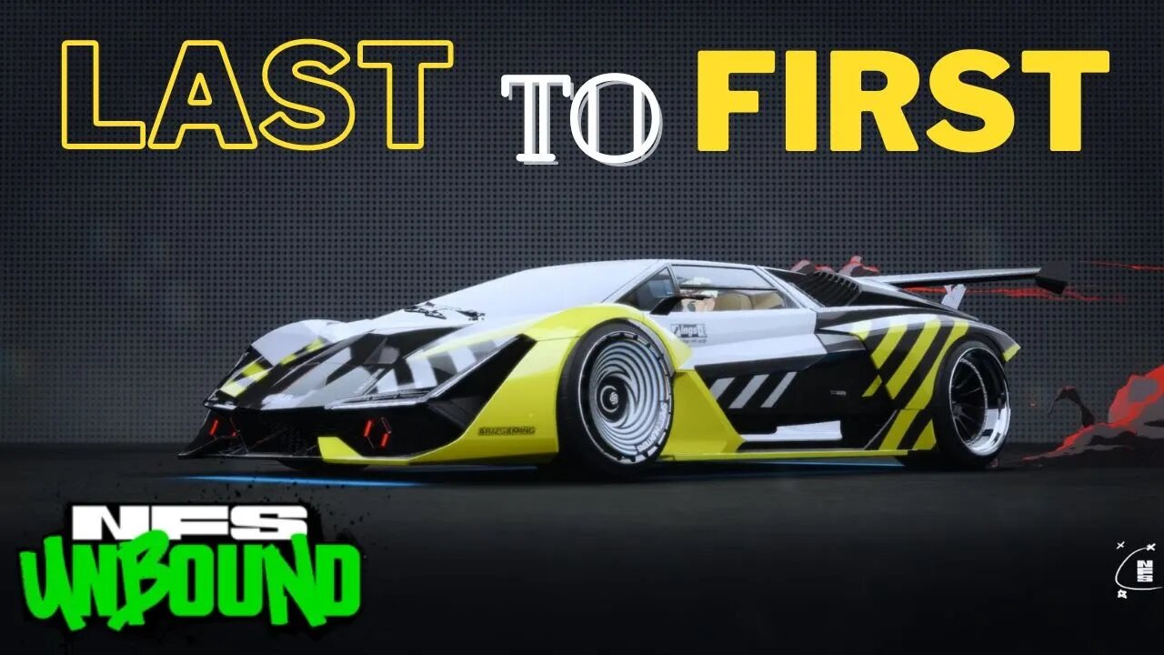 Need for Speed Unbound Racing from Last to First