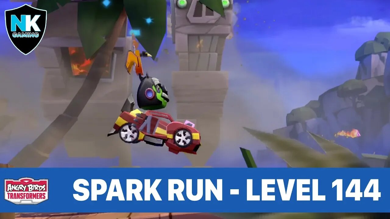 Angry Birds Transformers - Spark Run Series - Level 144 - Featuring Dead End