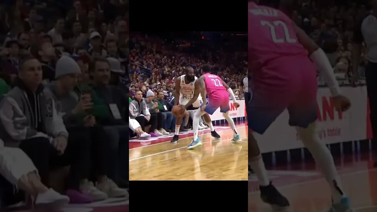 James Harden SHAKES & BAKE Defender And Drills 3point Shot On Him #crossovermeme