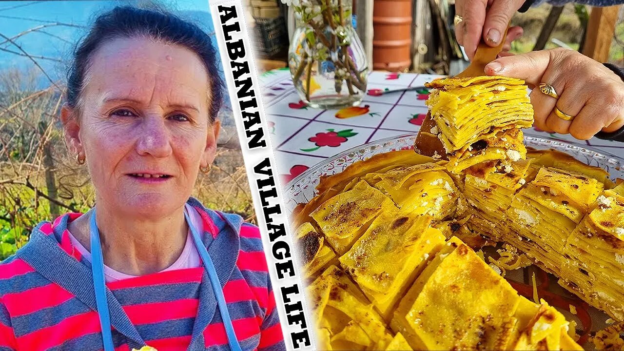 Petulla të FSHIRA Tradicionale. Traditional Albanian Crepes With Cheese!