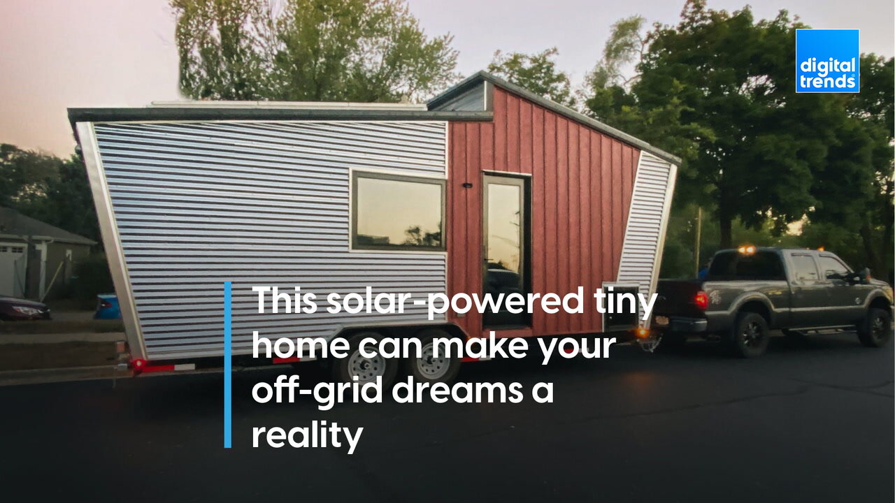 Go off-grid with this solar-powered tiny house