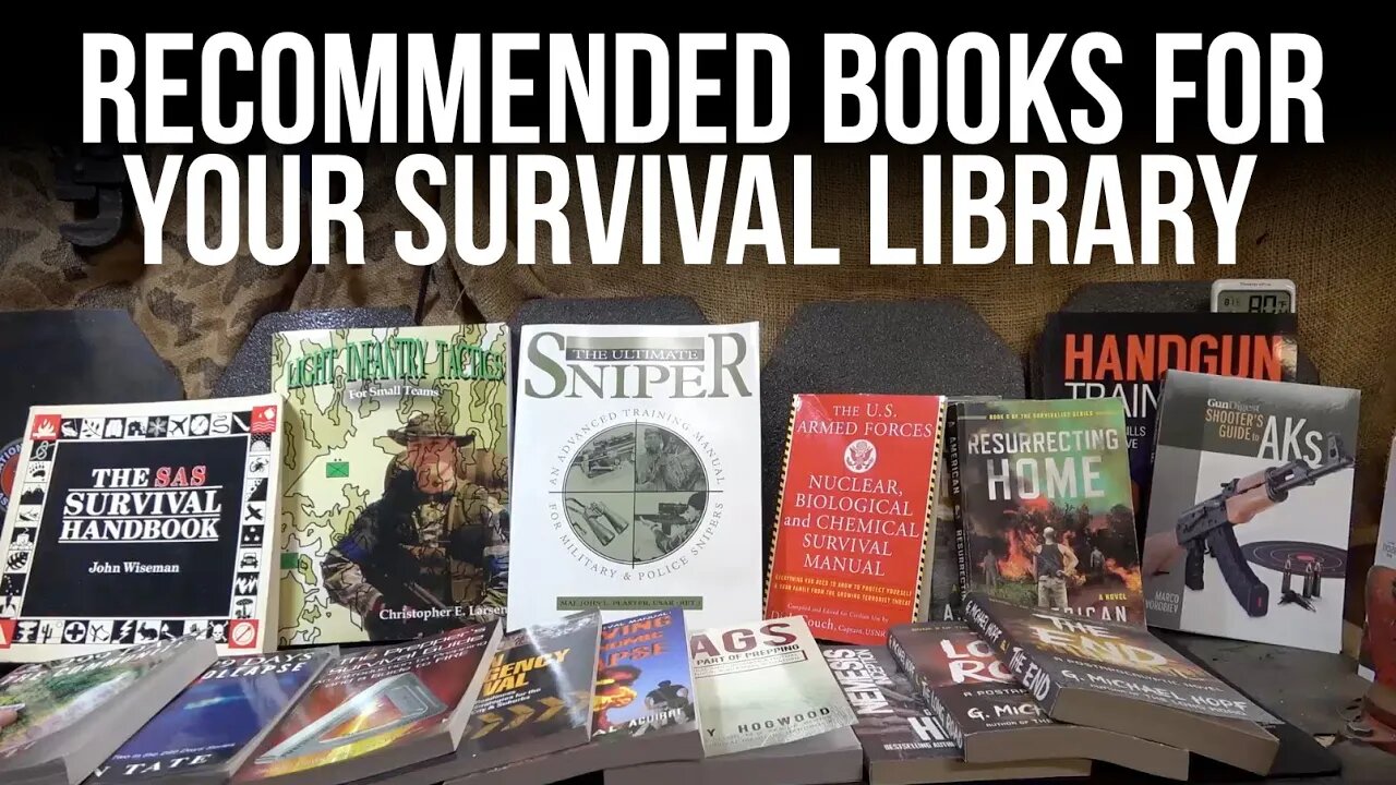 Recommended Books For Your Survival Library