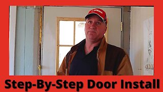 Step By Step How To Install and Square Up An Outside Door