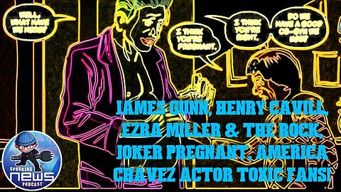 James Gunn, Henry Cavill, Ezra Miller & the Rock| Joker Pregnant| America Chavez actor toxic fans