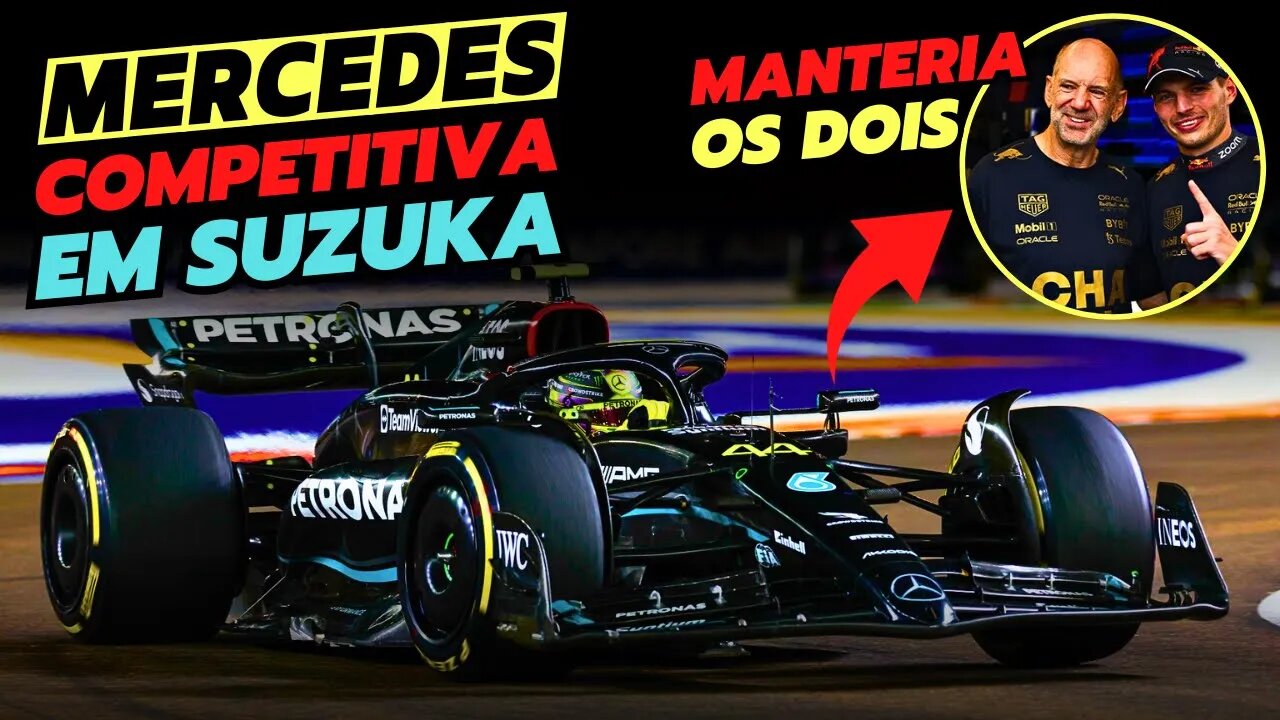 Mercedes mais competitiva no Japão | Hamilton manteria Newey e Verstappen