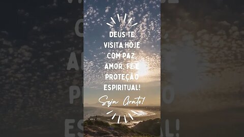 Deus te visita hoje com paz #shorts