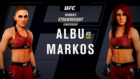 EA Sports UFC 3 Gameplay Randa Markos vs Alexandra Albu