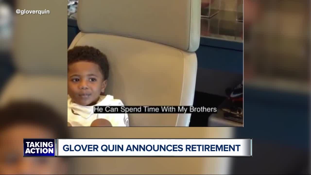 Glover Quin announces retirement