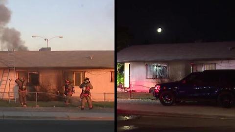 Las Vegas home catches fire twice in days