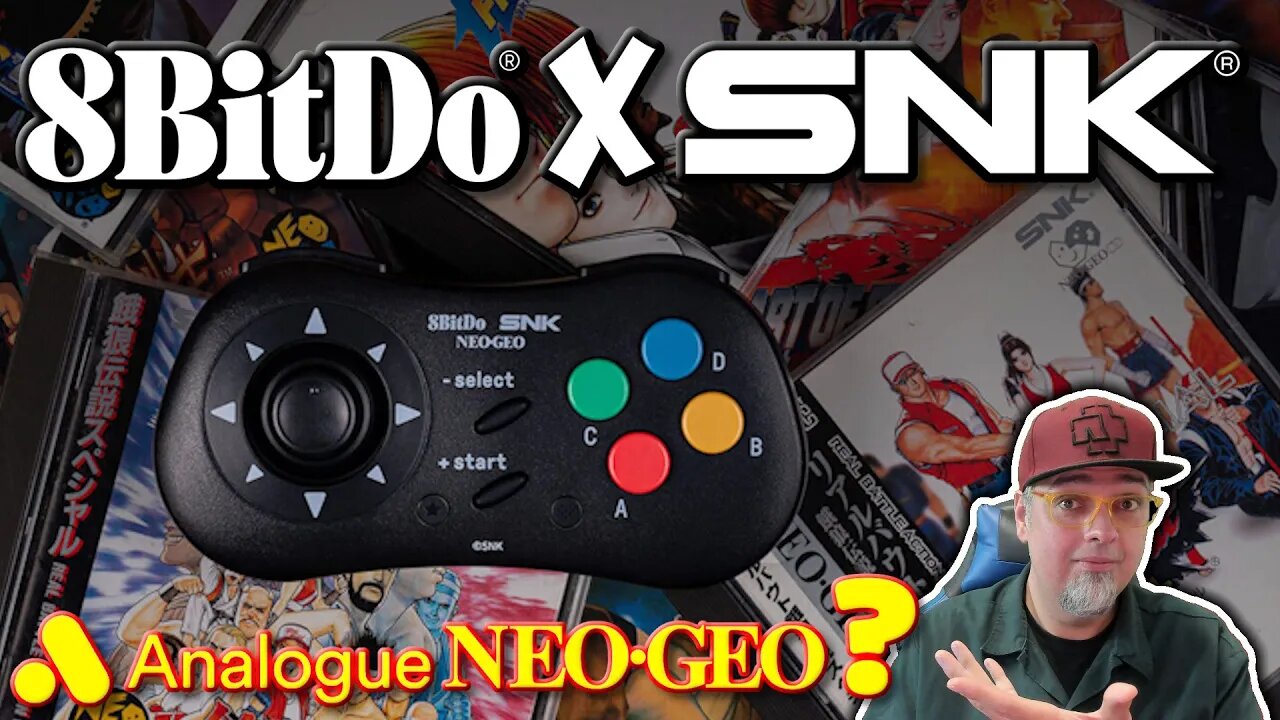 Is Analogue Making a NEW NEO GEO? 8Bitdo Announces OFFICIAL SNK Clicky Stick Controllers!