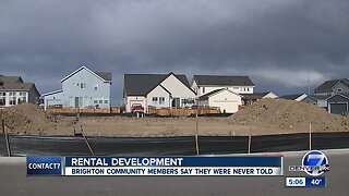 Brighton homeowners surprised by developer selling dozens of lots for built-for-rent homes