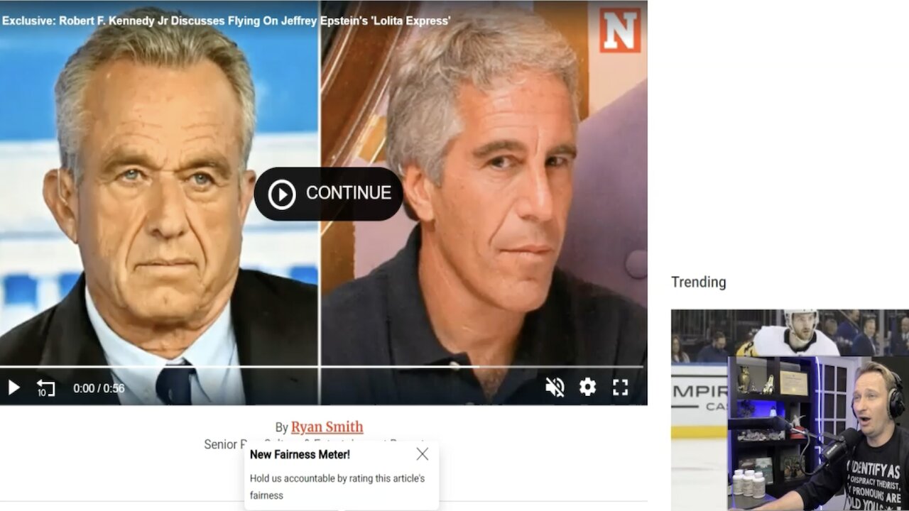 RFK Jr Was On Epstein's PLANE!!!