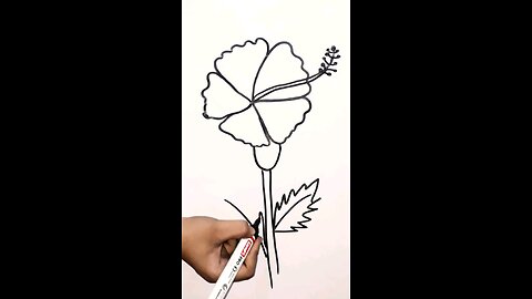 How to draw flower | Beautiful flower drawing