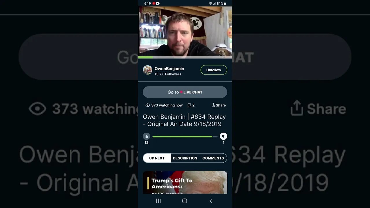 1-634 Owen Benjamin Replay (no live stream today)