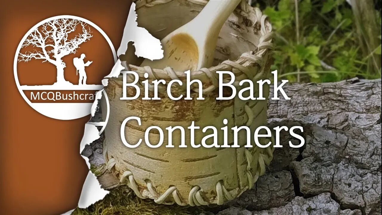 Bushcraft Containers: Pine Pitch & Spruce Cord