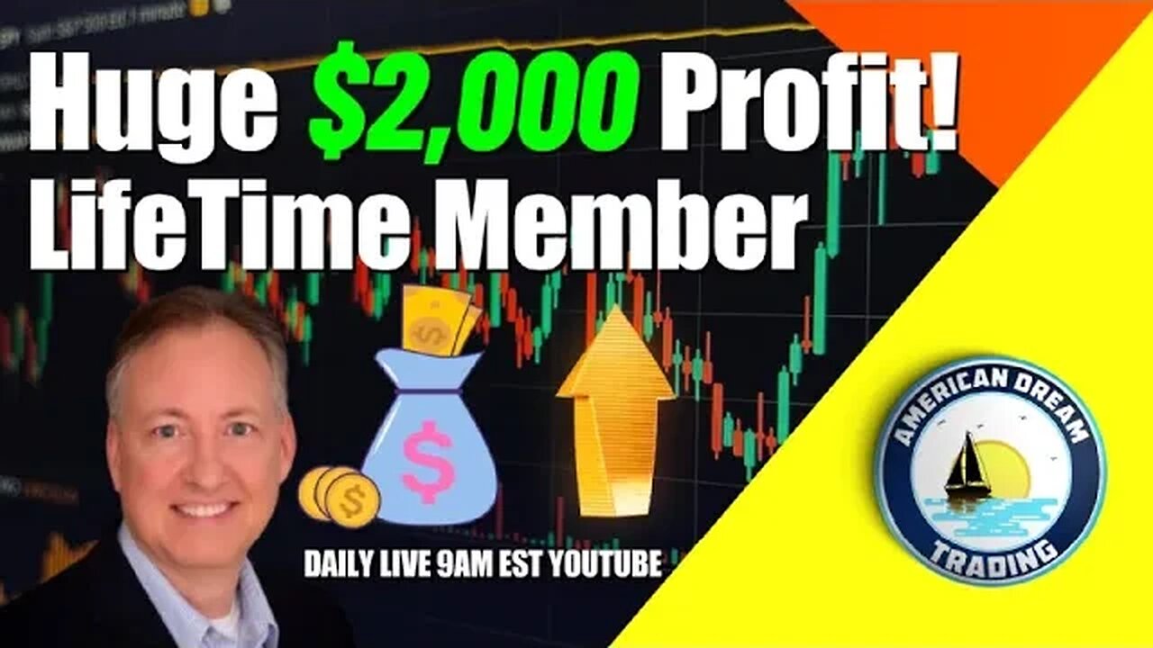 Huge $2,000 Profit Lifetime Member Stock Market Success