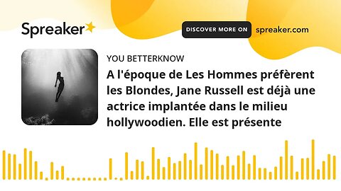 A l'époque de Les Hommes préfèrent les Blondes, Jane Russell est déjà une actrice implantée dans le