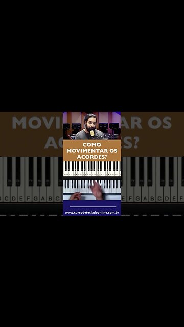 Como movimentar os acordes no Teclado? #auladeteclado #pianoworship