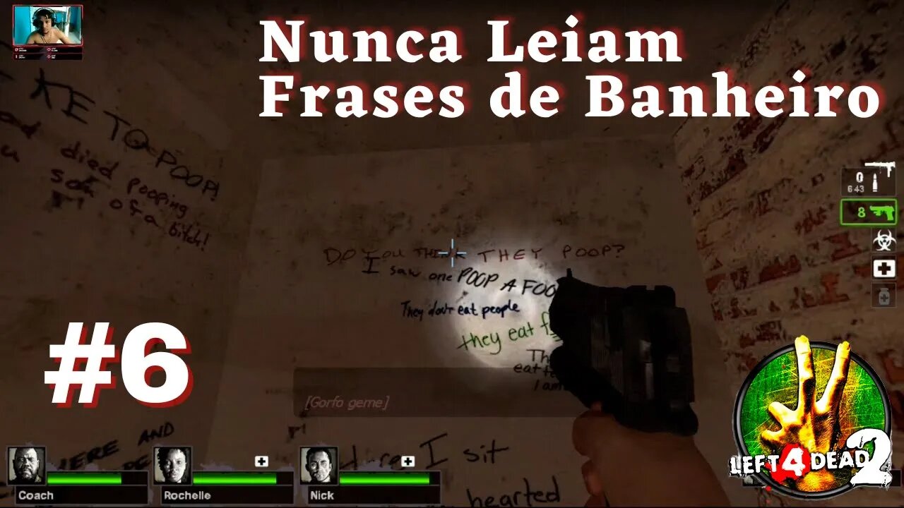 Left4Dead2: Episódio6- A Passagem, Subsolo / Como Tem Tantos Zumbis No Esgoto? Gameplay