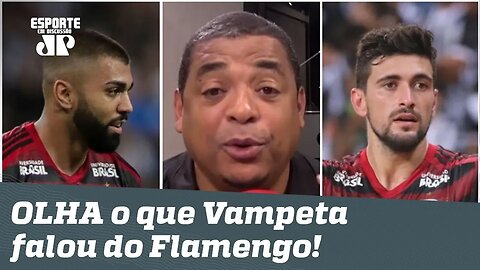 "É líder? É! Mas..." OLHA o que Vampeta falou do Flamengo no Brasileirão!