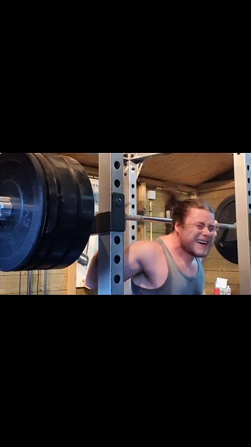 3x7 130 Kgs DEEP High-Bar Squats. Final Set.