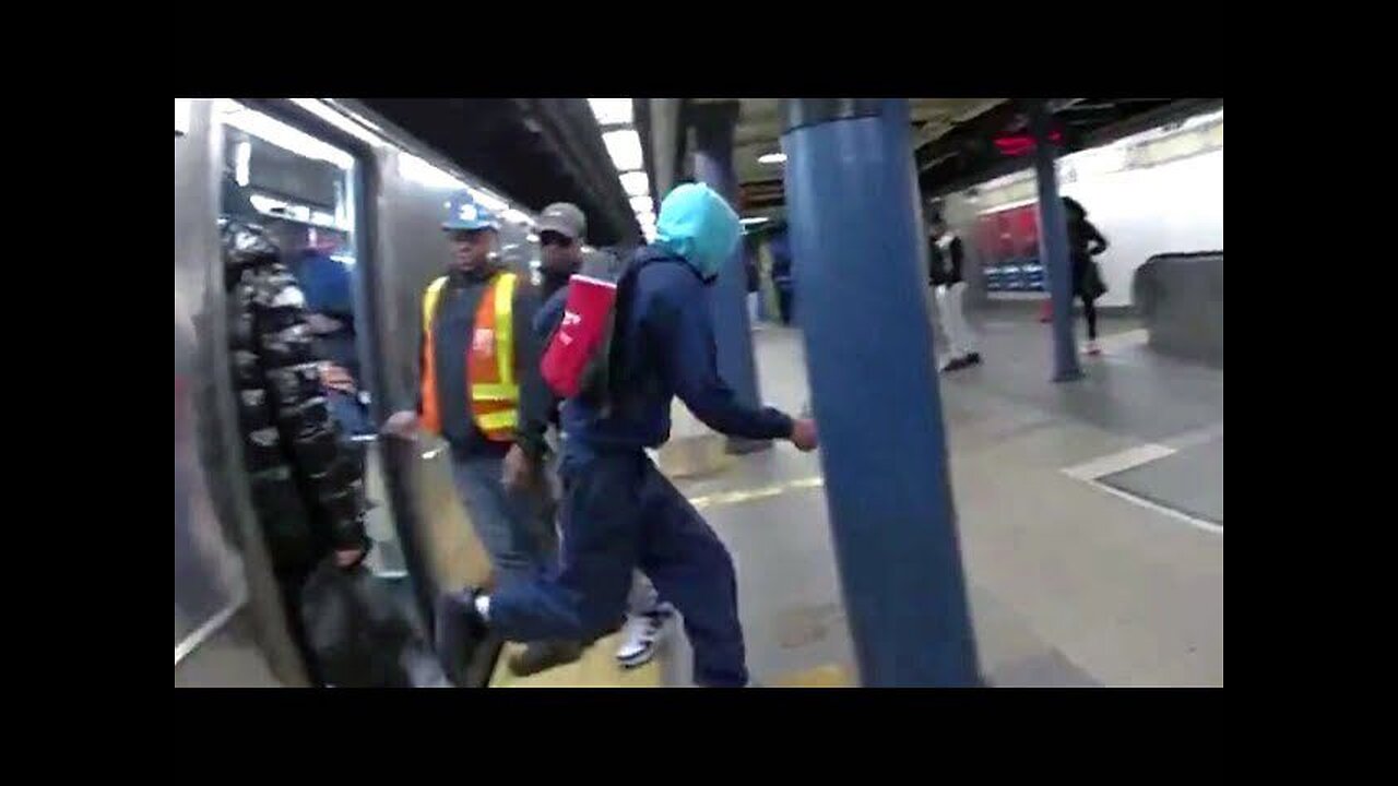 NYC subway purse snatcher chased down