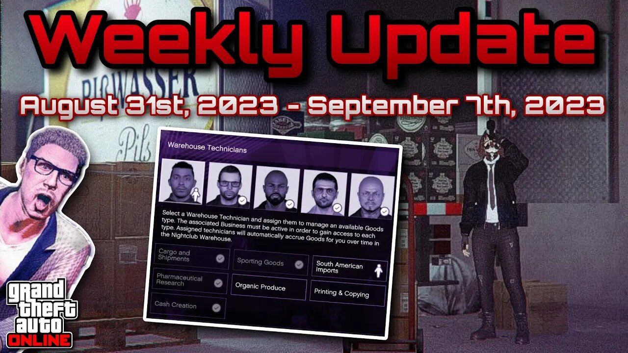 GTA Online - Weekly Update (August 31st, 2023 - September 7th, 2023)