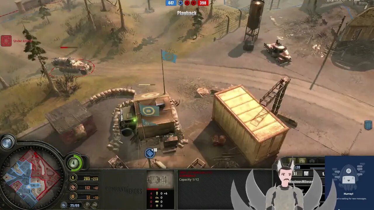MaximusMiloserdny (UKF) vs XcomReborn (Wehr) || Company of Heroes 1 Replay