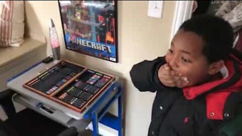 Homeless boy is overwhelmed when he sees his new house