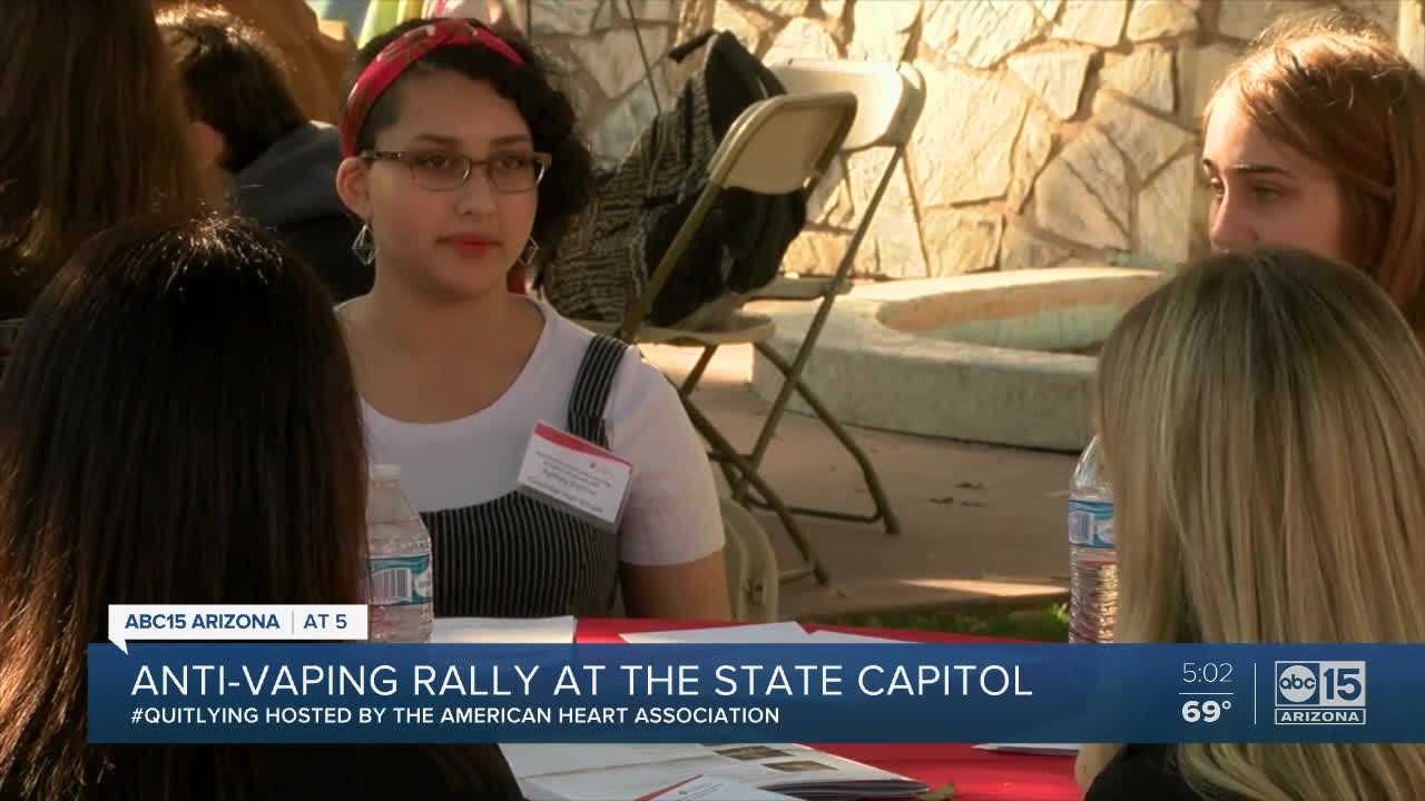 Anti-vaping rally at the state capitol