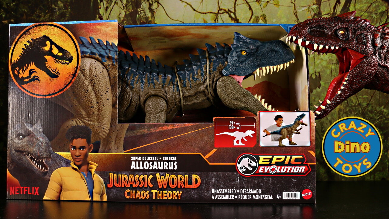 New Super Colossal Allosaurus Jurassic World Chaos Theory Unboxed @Target Camp Cretaceous #shorts