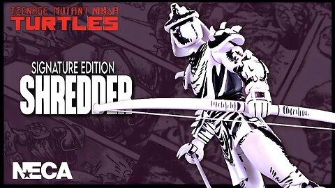 NECA Teenage Mutant Ninja Turtles Mirage Signature Edition Shredder @TheReviewSpot