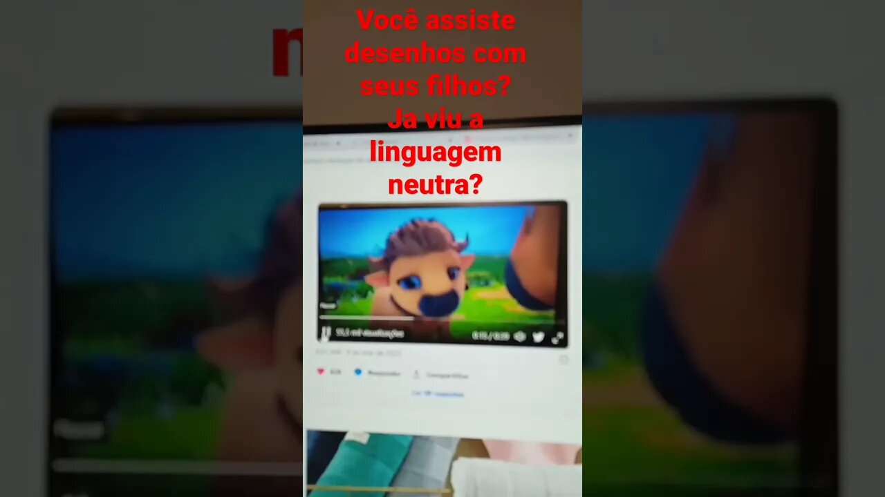 linguagem neutra nos desenhos #shortsvideo #shorts #linguagemneutra #crianças #desenhos #animação