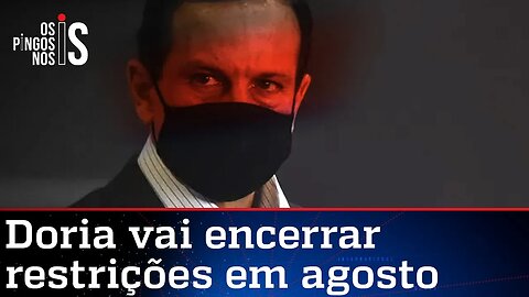 Depois de arruinar o comércio, Doria decide retirar restrições