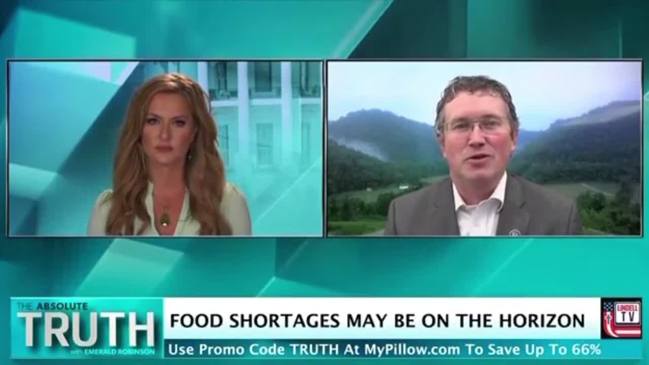 Rep. Thomas Massie Reveals The Truth About Food Shortages In The USA 'Bidenpricehike'