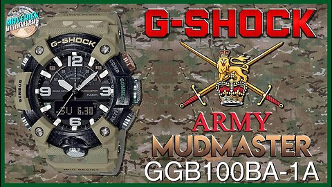 Military Collab! | G-Shock British Army Special Edition 200m Mudmaster GGB100BA-1A Unbox & Review