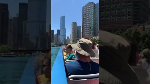 Water taxi in Chicago