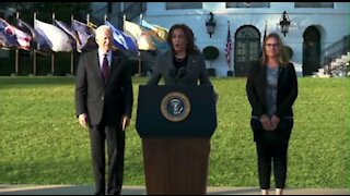 WH Announcer Snubs Kamala Harris