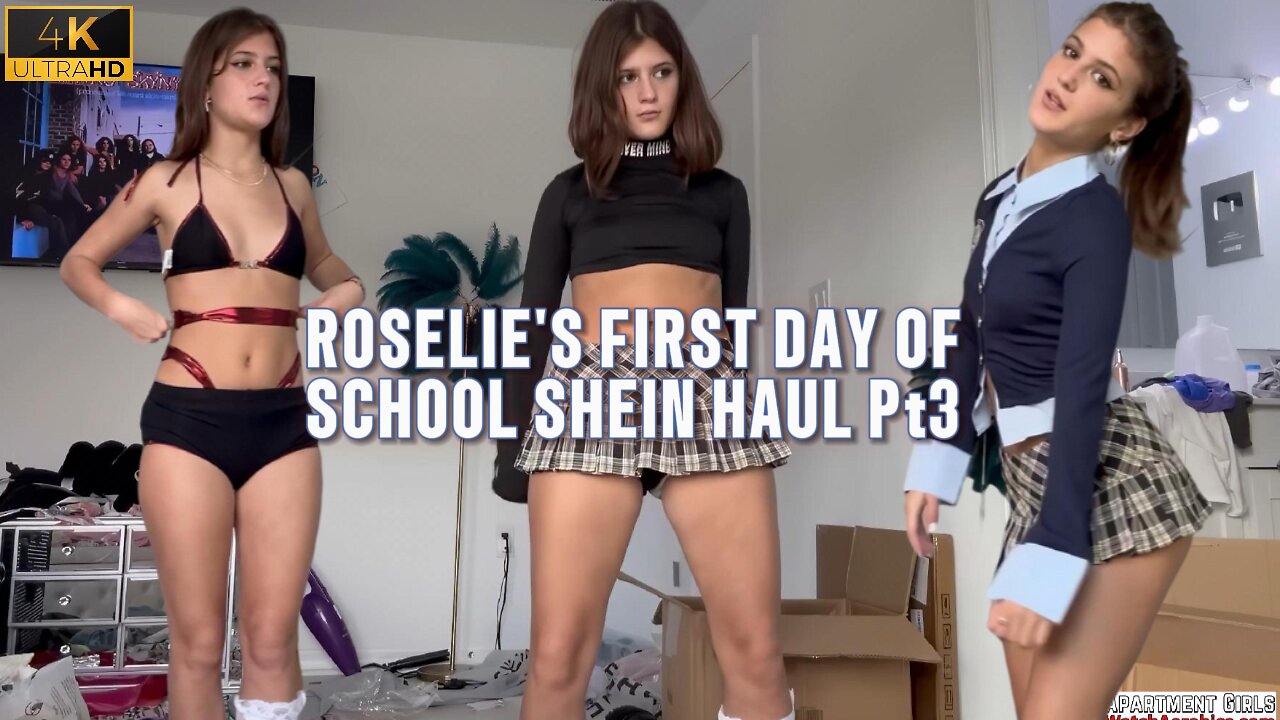 Roselie's First Day of School Shein Haul Pt3 4K HD #SheinHaul #BackToSchool