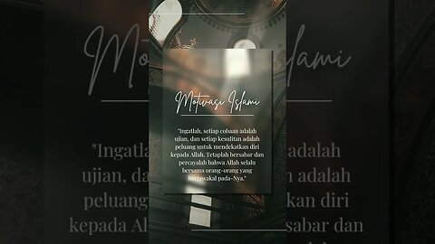 Motivasi pagi